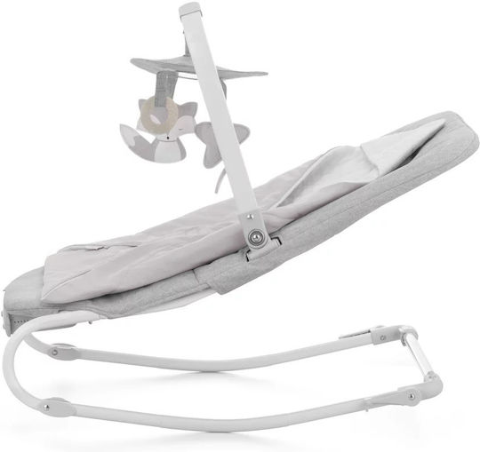 Kinderkraft Electric Relax pentru Bebeluși Felio 2 cu Vibrații Gri pentru Copil până la 9kg