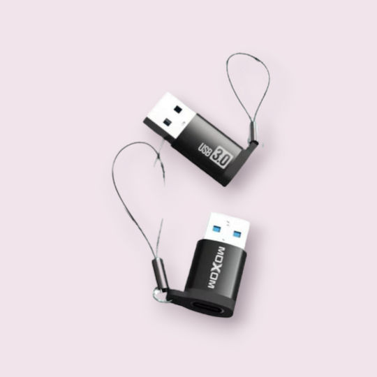 Moxom MX-CB144 Конвертор USB-A Мъжки към USB-C Женски 1 Брой