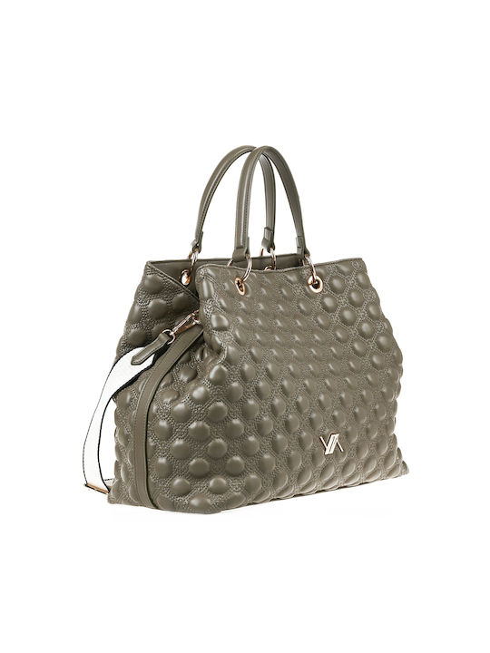 Verde Damen Tasche Schulter Khaki