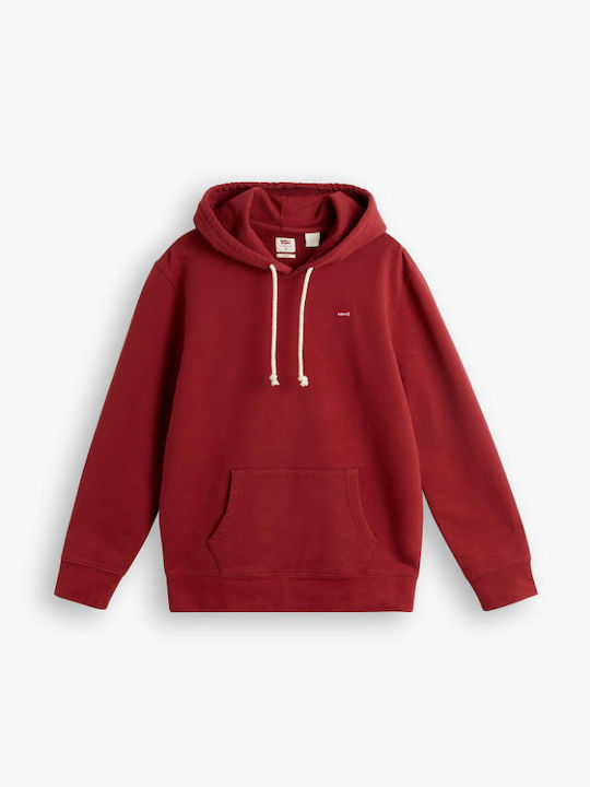 New Original Φούτερ με Κουκούλα Brick Red