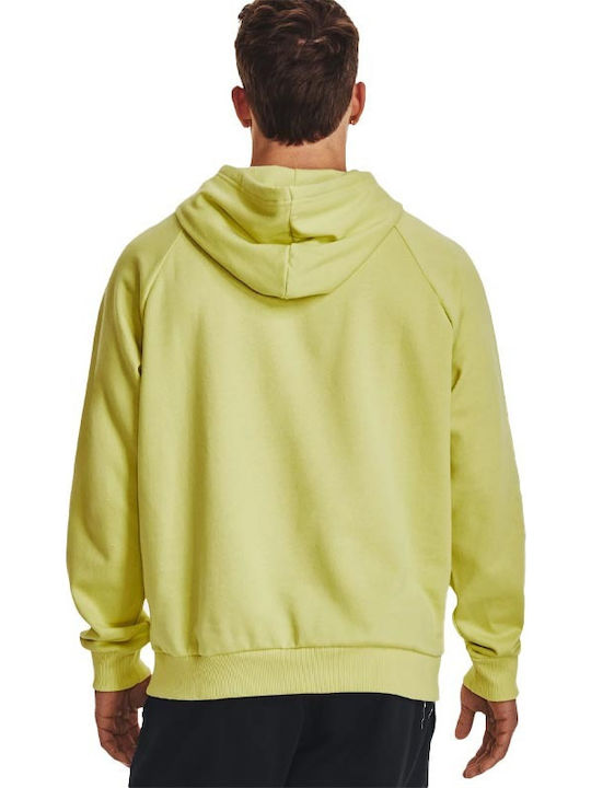 Under Armour Rival Φούτερ Πράσινο με Κουκούλα