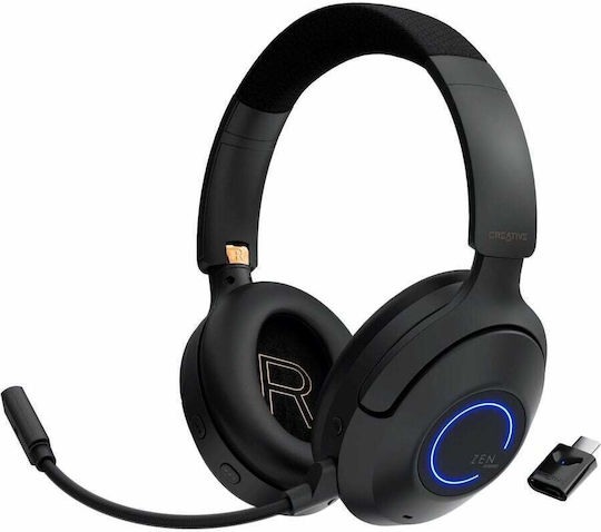 Creative Zen Hybrid Pro Classic Ασύρματα Over Ear Multimedia Ακουστικά με μικρόφωνο και σύνδεση USB-C / USB-A / Bluetooth