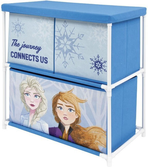 Arditex Детска кутия за съхранение от пластмаса Frozen Син 53x30x60см 1бр