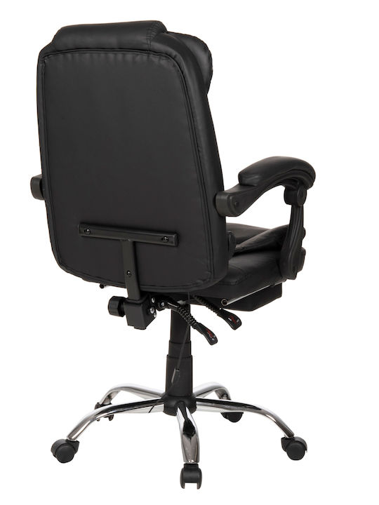 HomeMarkt Stuhl Büro Friseurwaschbecken mit Neigung Seema HM1191.01 Black