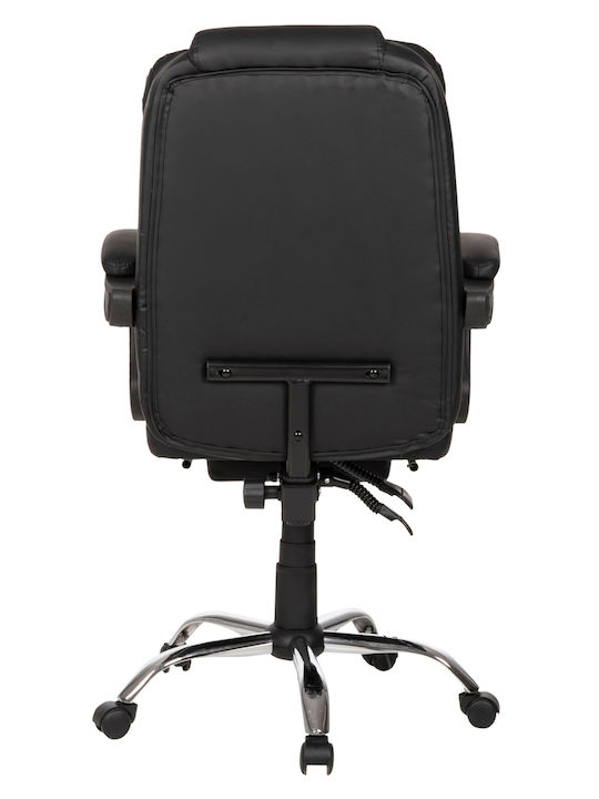 HomeMarkt Stuhl Büro Friseurwaschbecken mit Neigung Seema HM1191.01 Black