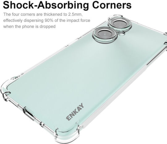 Enkay Anti-slip Back Cover Σιλικόνης Διάφανο (Huawei Nova 11i)
