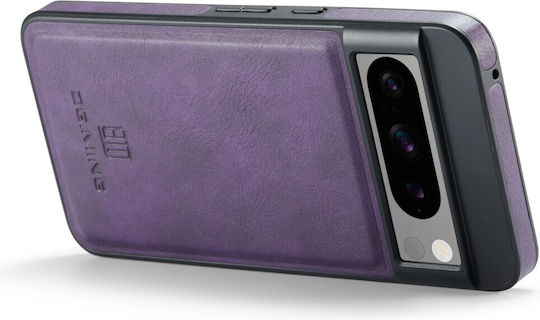 DG.MING Back Cover Synthetic Leather Purple (Google Pixel 8 Pro)
