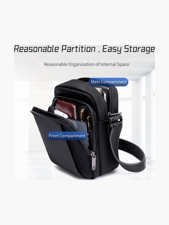 Herrentasche Schulter / Crossbody Schwarz