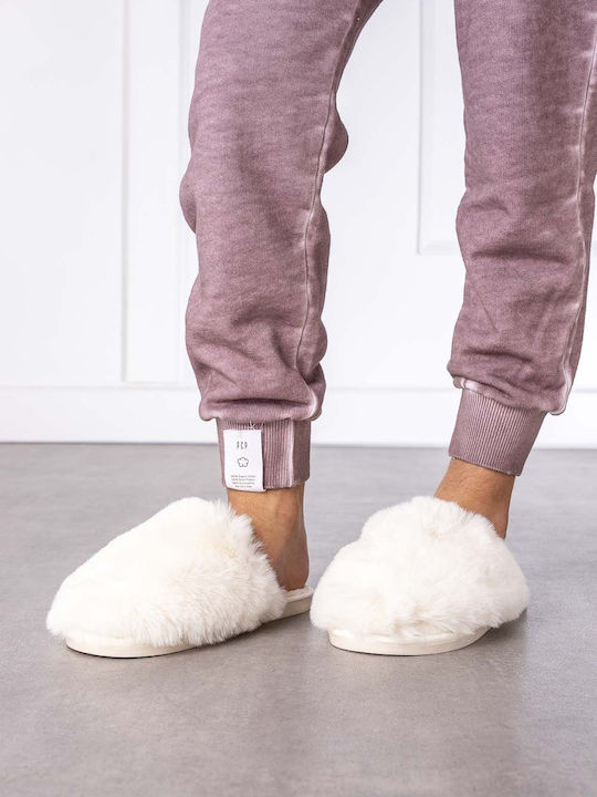 Kids Slippers White