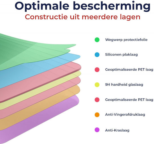 Rosso Vollflächig gehärtetes Glas Schwarz (Realme 11 5G)