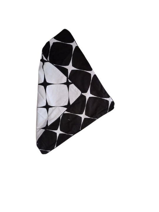 Home Design Decorative Pillow Case White-Black 45x45cm
