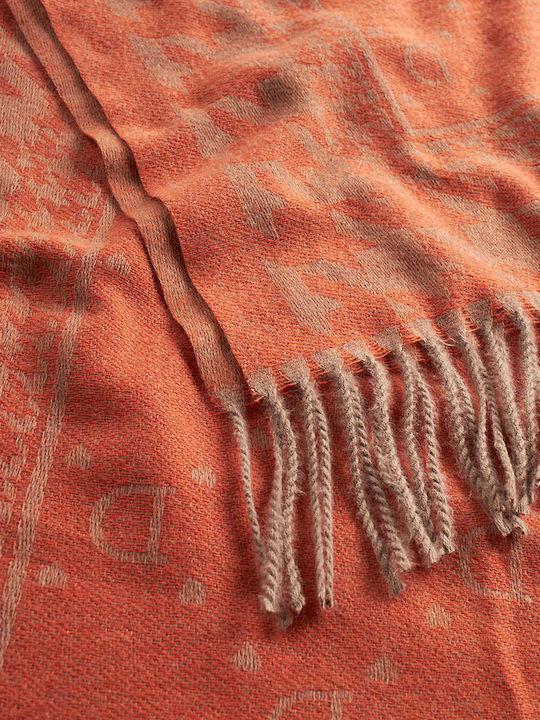 Verde Women's Wool Scarf Orange