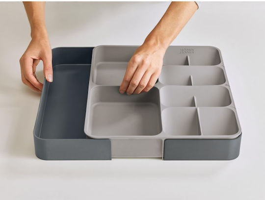 Joseph Joseph Tăvi Pentru Tacâmuri De Sertar Rabătabilă Din Plastic 39.5x31.5x5.5cm Gri