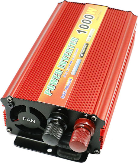 Factory Car Inverter 1000W to Converter 12V DC in 220V AC with 1xUSB