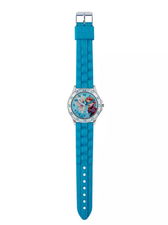 Disney Παιδικό Αναλογικό Ρολόι Frozen Τιρκουάζ