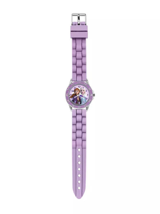 Disney Παιδικό Αναλογικό Ρολόι 32mm Frozen Μωβ