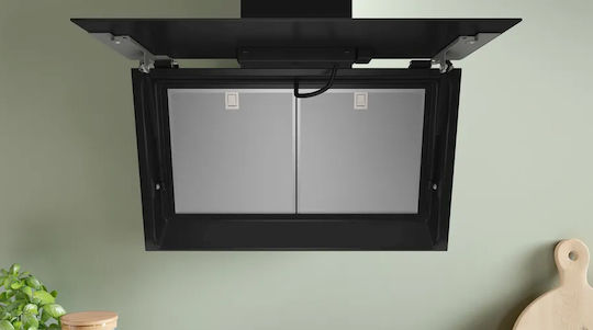 Bosch Απορροφητήρας Καμινάδα 80cm Μαύρος με Wi-Fi