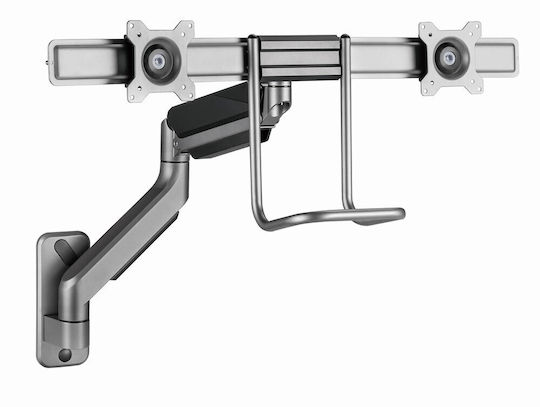 Gembird Επιτοίχια Βάση για 2 Οθόνες έως 32" (MA-WA2-02)