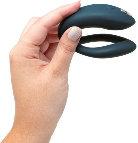 Vibrator pentru cupluri cu Telecomandă 8cm Verde