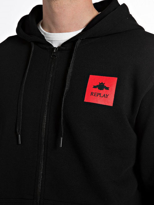 Sweatshirt with Hood Black