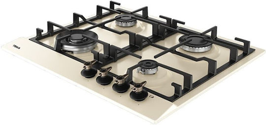 Teka Gas Cooktop Autonomous 58x50εκ. Beige