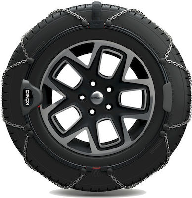 Konig Reflex Lanțuri Antiderapante cu Grosime 9mm pentru Autoturism 2buc