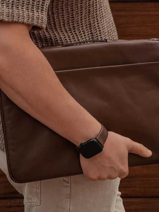 Sandmarc Leather Edition Carrying Case 14" MacBook Pro 14" Καφέ Sandmarc Leather Edition Carrying Case 14" MacBook Pro 14" Καφέ