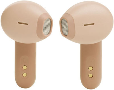 JBL Vibe Flex In-ear Bluetooth Handsfree Ακουστικά με Θήκη Φόρτισης Μπεζ