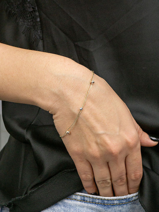 Kiriakos Gofas Set with Necklace & Bracelet from Gold 14K