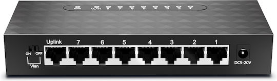 EDUP EP-SG7810 Unmanaged L2 Switch με 8 Θύρες Ethernet
