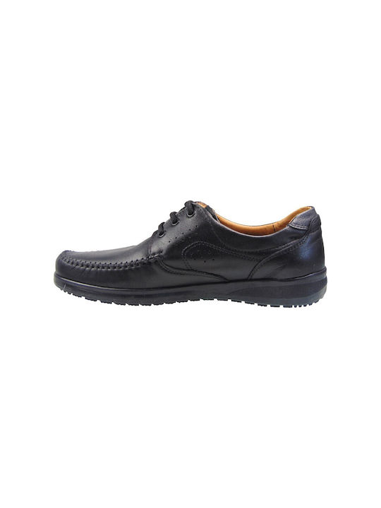 Crispino Leder Herren Freizeitschuhe Schwarz