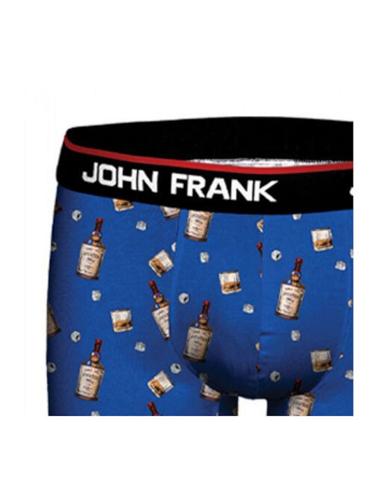 John Frank Digital World Herren Boxershorts Iced Whiskey mit Mustern 1Packung