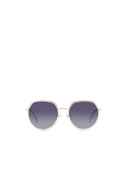 Polaroid Pld Sunglasses with Gold Metal Frame and Gray Gradient Lens PLD4160/G/X J5G/WJ