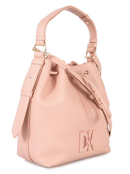 DKNY Women's Pouch Shoulder Pink