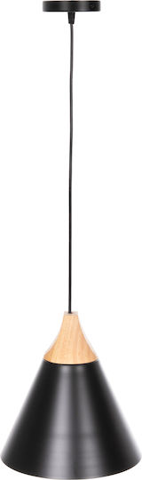 HomeMarkt Lumini Suspendate Negru Cu Pantaloni Evazati Cu Bază De Bec E27 22x22x22cm