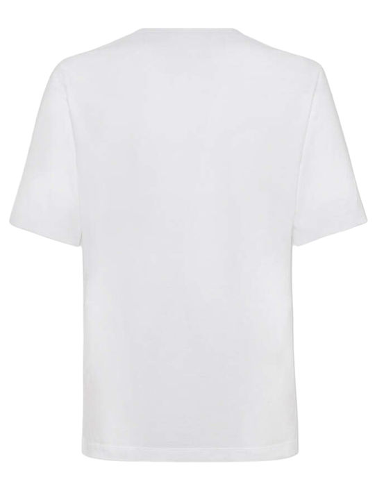 Dsquared2 Women's Blouse Cotton Short Sleeve White