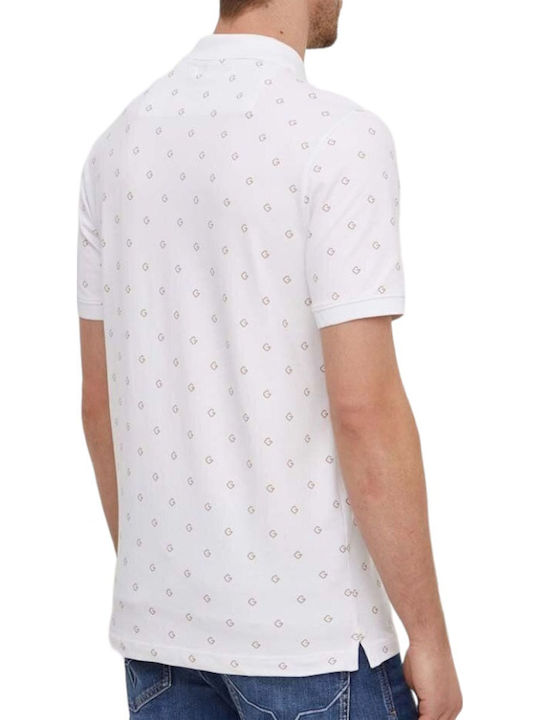 Guess Polo Bluză Albă