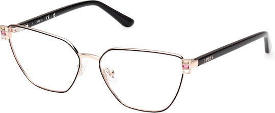 Guess Rame Ochelari Pentru Femei Metalic Structură Scheletică Fluture Auriu GU2969 005