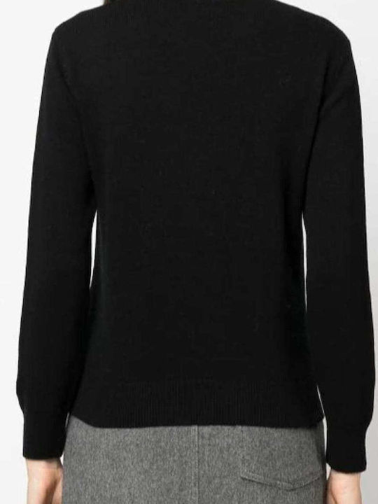 MC2 Snoopy Women's Long Sleeve Sweater Woolen Black