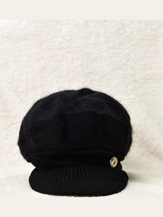 Potre Frauen Gestrickt Hut Schwarz