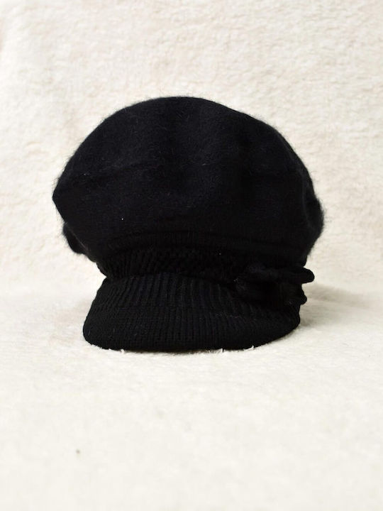 Potre Frauen Gestrickt Hut Schwarz