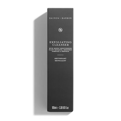 Daimon Barber Exfoliating Cleanser with Deeply Nourishing Plant Extracts, Honeybee Complex & Propolis 100ml