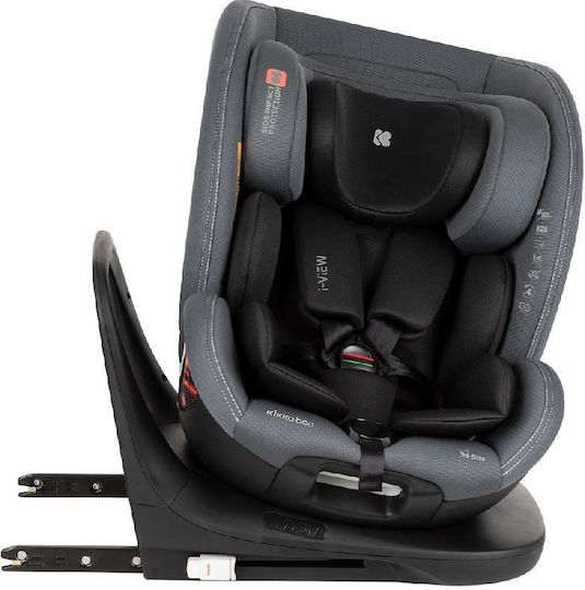Kikka Boo i-View Καθισματάκι Αυτοκινήτου i-Size με Isofix Dark Grey 0-36 kg