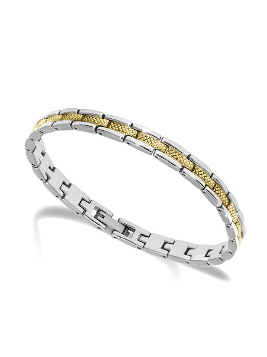 Rochet Bracelet made of Steel Gold Plated