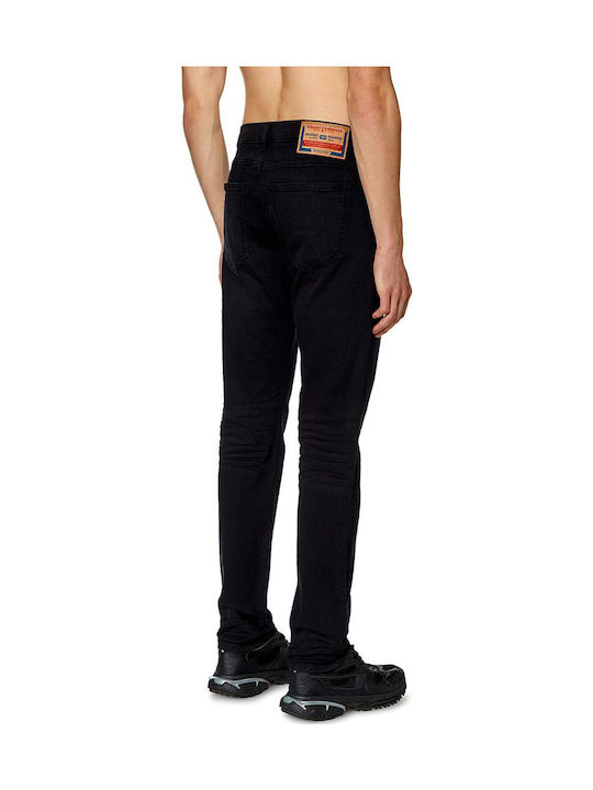 2019 D-strukt Men's Jeans Pants Elastic with Slim Fit Black
