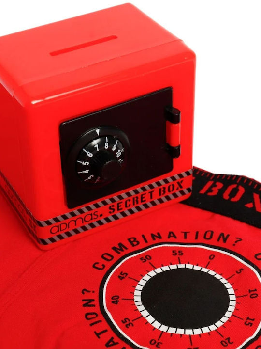 Men's Boxer Red with Patterns