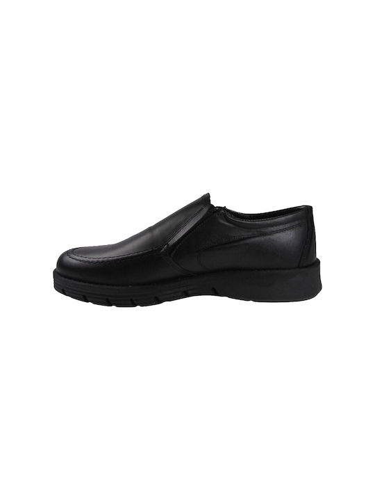 La Mia Valentina Men's Leather Casual Shoes Black