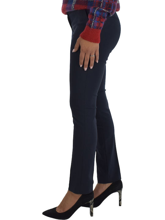 Zizel Christin Women's Fabric Trousers Blue