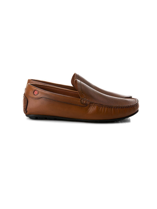 Robinson Men's Leather Moccasins Tabac Brown