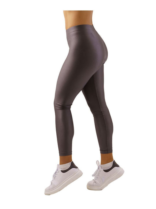 Women's Legging Shiny Anthracite